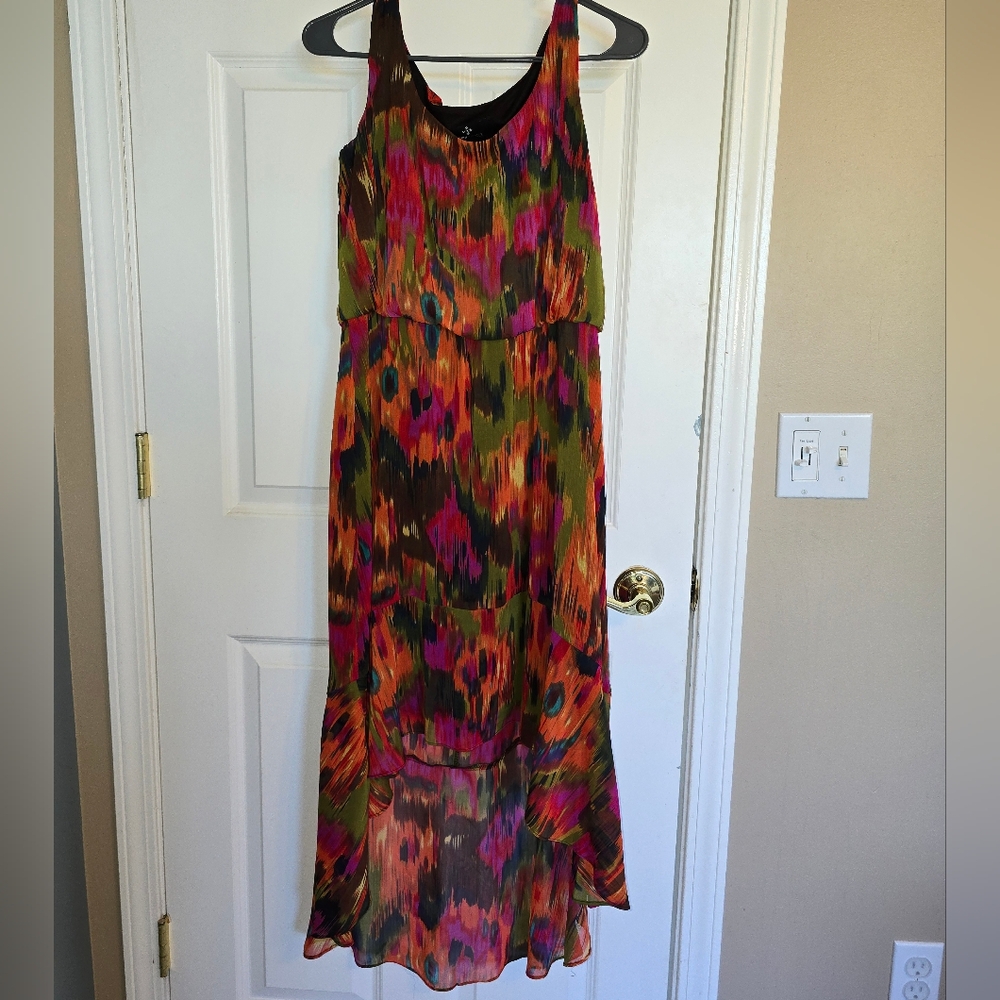 Ronni Nicole Vibrant High Low Dress